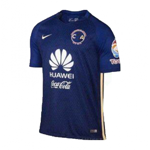 Club America 2016/17 Away Soccer Jersey Blue
